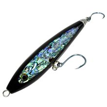 StickBait Abalone 8in with Hooks[ 8in Black ]