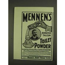 1903 Mennen's Borated Talcum Toilet Powder Ad - Delightful