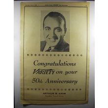 1956 Arthur B. Krim, President United Artists Ad