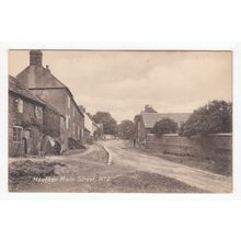 Main Street Heather Postcard Leicestershire Local Publisher R J Fowkes