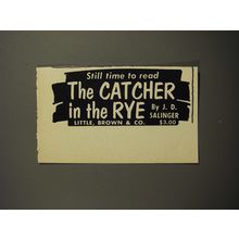 1952 Little, Brown & Co. Book Ad - The Catcher in the Rye by J.D. Salinger