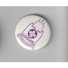 Scout Metal Pin Badge - Cleveland 25 Years 1966/1991 - Used (A1)