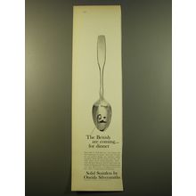 1961 Oneida Advertisement - Paul Revere Oneidacraft Premier Stainless flatware