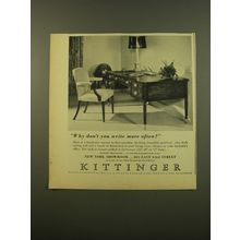 1961 Kittinger Desk Ad - Why don't you write more often