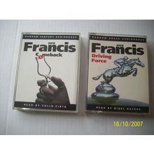 Dick Francis-Driving Force & Comeback -X4 Cassettes-Penguin Audiobooks