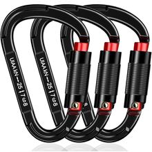 Auto Locking Carabiner Heavy Duty Carabiner 25Kn UIAA Certified Climbing Carabin