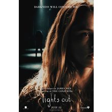 LIGHTS OUT (2016) 2 Art Gallery Poster Canvas Print Wall Decoration A0 A1 A2 A3