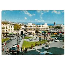 Postcard Morocco Tanger Tangier Place du Grand Socco animated cars 1970s ?