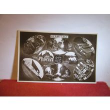 multiview, HERMITAGE, BERKSHIRE used vintage postcard RP 1932 pm =