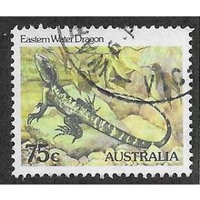 AUS 1981 75c 'EASTERN WATER DRAGON' (P14 X 15) FINE USED (EBID66-545)