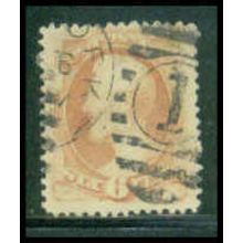 Used 186 1c Benjamin Franklin Fine C3688