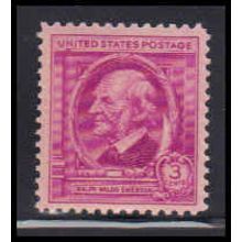 861 3c Ralph Emerson Fine MNH KA2330
