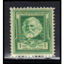 864 1c Henry Longfellow Fine MNH KA2510