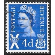 1958-67 Scotland Definitive - SG S2p 4d phos Queen Elizabeth C5