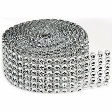 Darice, Black and Silver, 6 Line, 4mm x 10 Yards Bling on a Roll 6 pack