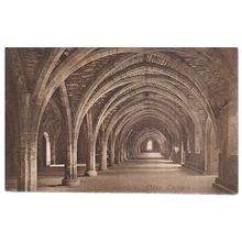 FOUNTAINS ABBEY, cloisters . unused. postcard F. Frith & Co 18374 =