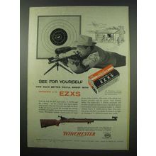 1954 Winchester EZXS Cartridges; Model 52 Rifle Ad