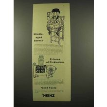 1956 Heinz Sandwich Spread, Rajah Pickle Ad