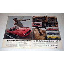1973 Ford Mustang Ad - What Makes Mustang Different
