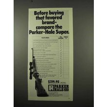 1975 Parker Hale Super Rifle Ad - That Favored Brand