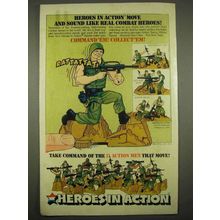 1975 Mattel Heroes in Action Figures Ad