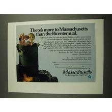 1975 Massachusetts Tourism Ad - There's More Than the Bicentennial