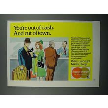 1975 Master Charge Card Ad - Out of Cash