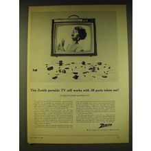 1964 Zenith Jetliner Television Ad - This Zenith portable TV still works