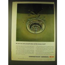 1964 Connecticut General Ad - Do you ever ask yourself where all the money went?