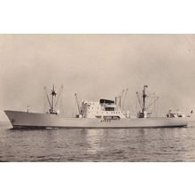 MS Athos Greek Swedish America Line DFDS Ship RPC Postcard