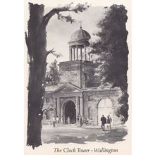 Alston Market Cross Artist Painting Postcard