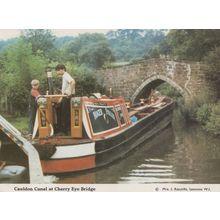 Cauldon Canal At Cherry Eye Bridge Stoke On Trent Postcard
