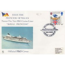 P&O Cruise Line Naming of the Liner Royal Princess Ship FDC