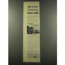 1956 Capitol of the World Record Advertisement - Afternoon in Amersterdam