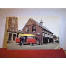 POST OFFICE POSTBUS, LLANIDLOES-LLANGURIG, WALES unused vintage postcard (A) #