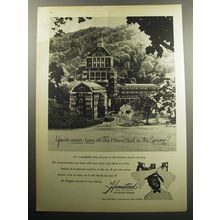 1957 Homestead Resort Ad - You've never been at the Homestead in the spring?
