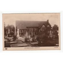 St Chad's Church Handforth Postcard RP Cheshire Grenville Series