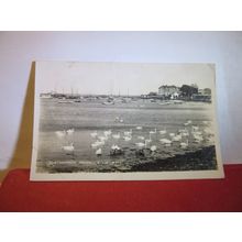 THE HARBOUR, BEMBRIDGE, ISLE OF WIGHT .used postcard bay series RP 1958 pm =