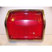 1966 PLYMOUTH FURY WAGON TAILLIGHT LENS & BEZEL LH #2606103 OEM