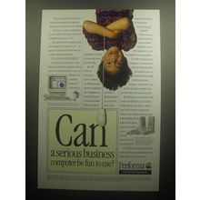 1993 Apple Macintosh Performa Computer Ad - Can a serious computer be fun to use
