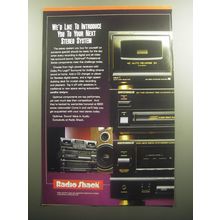 1993 Radio Shack Optimus Stereo Copmponents Ad - We'd like to introduce you