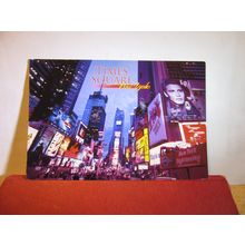 AT NIGHT, TIMES SQUARE, NEW YORK CITY, USA used postcard 2013 pm =