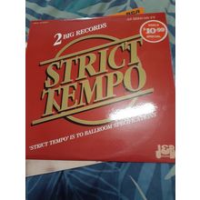 2 record set strict tempo dance music VINYL RECORD lp
