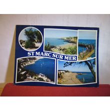 multiview, SAINT-MARC-SUR-MER, FRANCE used postcard 1982 pm =