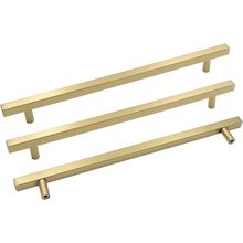 Goldenwarm Brushed Gold Cabinet Pulls Door Handles Pulls for Cabinets - LS1212GD