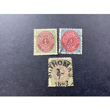ICOLLECTZONE US Danish West Indies DWI 5-6, 8 VF used
