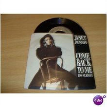 janet jackson, come bak to me.1990 7" p/s. usa 681