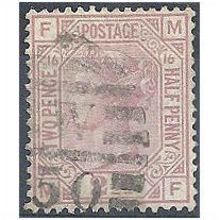 1879 SG141 2 1/2d Rosy Mauve Plate 16 Good/Fine Used Check Letters "MF".