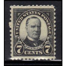 639 7c William McKinley Barely Clears MNH U0466