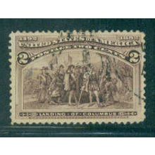 Used 231b 2c Landing of Columbus Almost Very Fine T1490